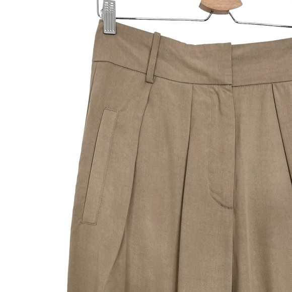 Zara Tapered Pleated Trouser Pants - Picture 6 of 14